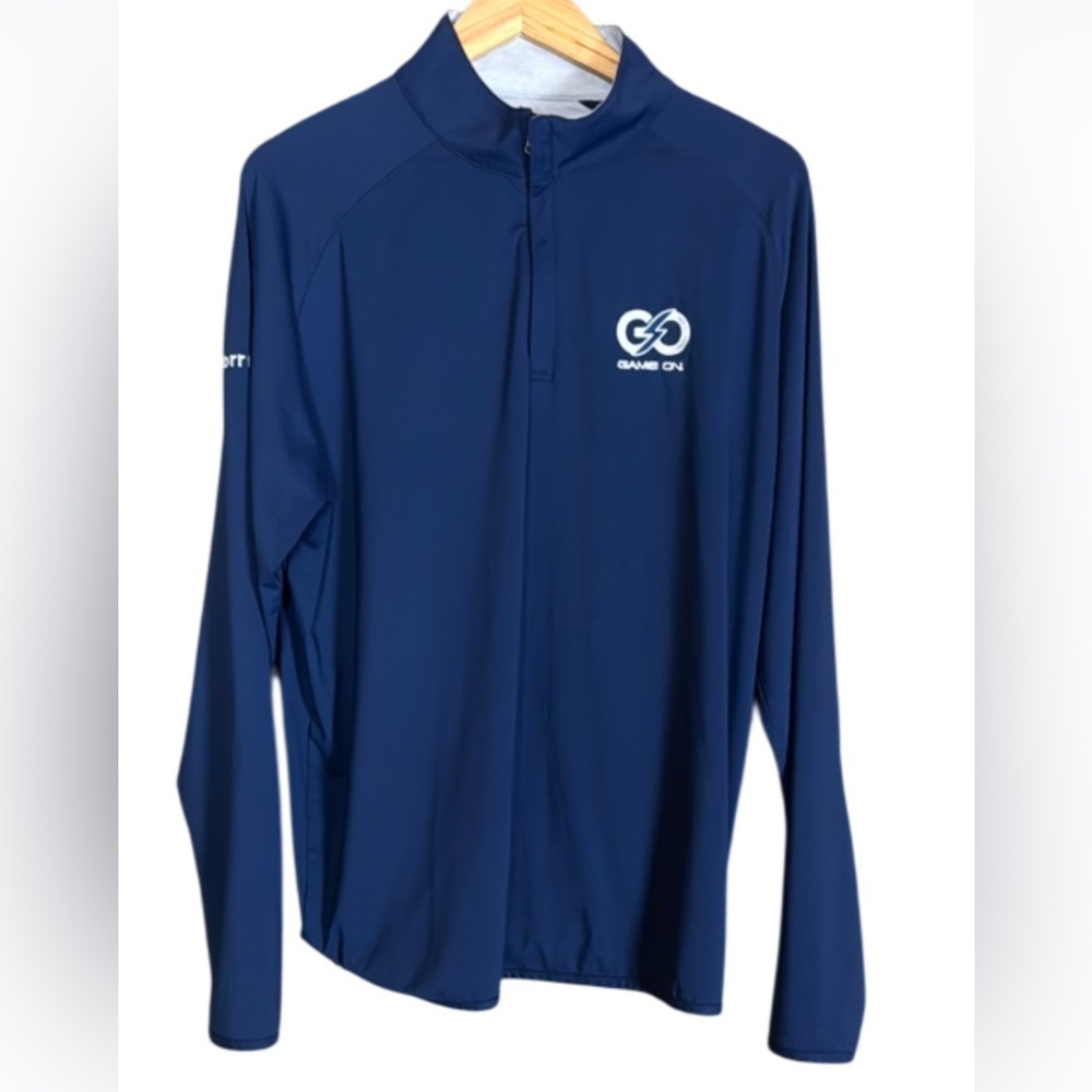 Peter Millar Stealth Performance Quarter-zip pullover jacket Size XL